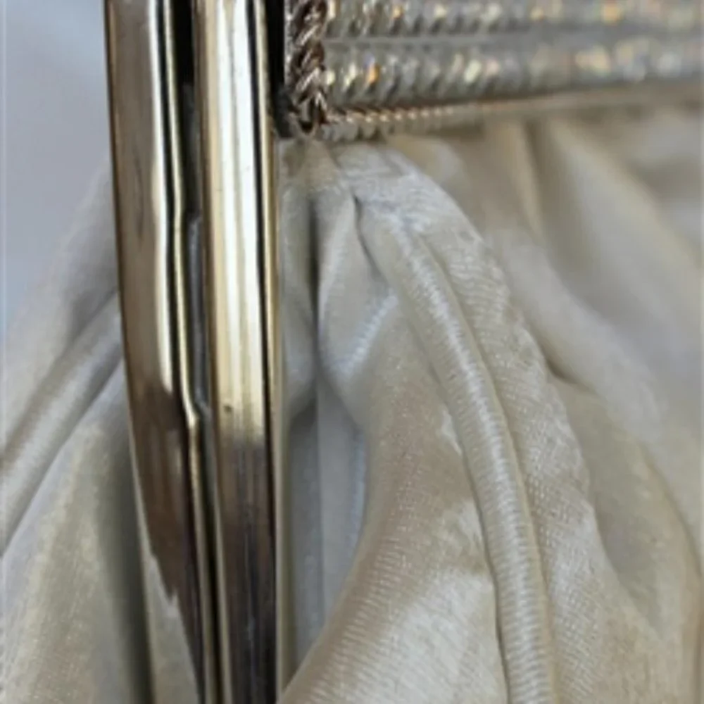 BellaKiara purse original ivory bridal evening clutch